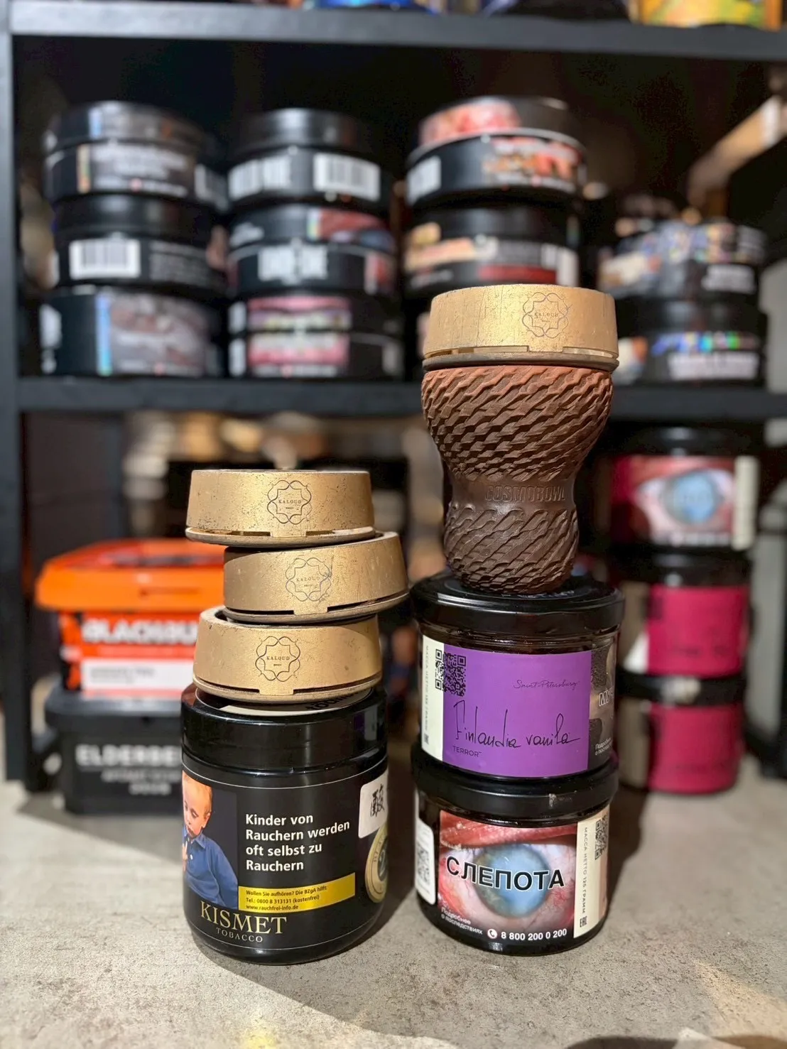 Explore the Richness of Russian Dark Leaf Shisha in Shinsaibashi: Featuring Darkside & Bonche